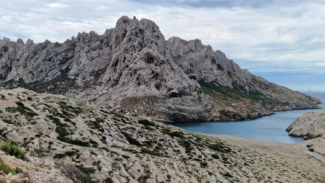 Апартаменты Pointe Rouge A 2Mn De La Plage - Avec Petite Vue Mer Марсель Экстерьер фото